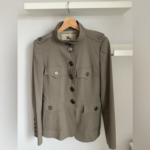 Burberry Military Style Jacket / US 6 - Picture 1 of 6